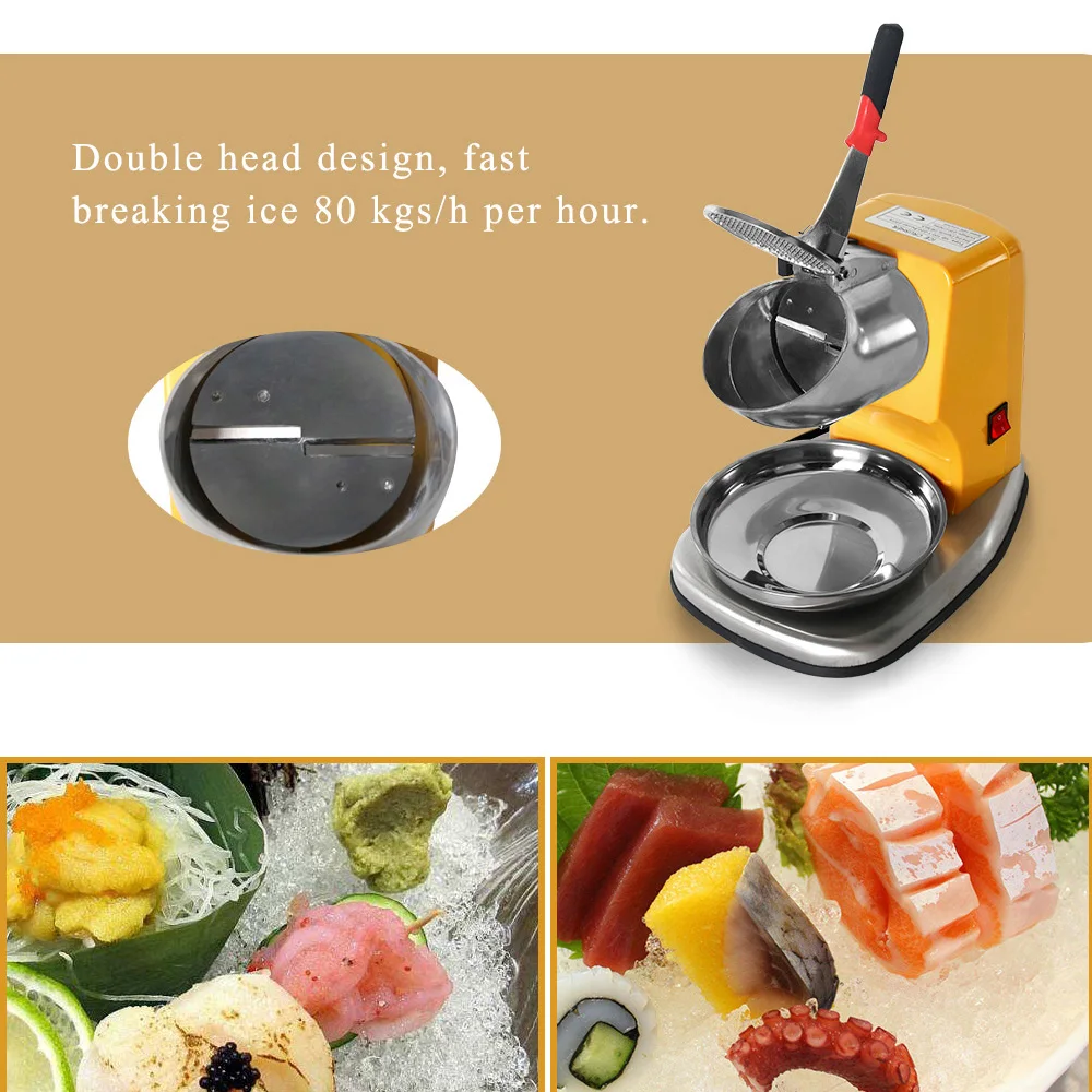 ITOP Коммерческая электрическая дробилка для льда бритва смузи машина