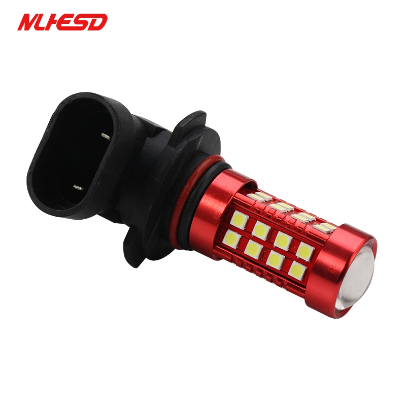 2 шт. Высокая мощность 9006 Противотуманные фары 36SMD 3030 светодиодные линзы 9005