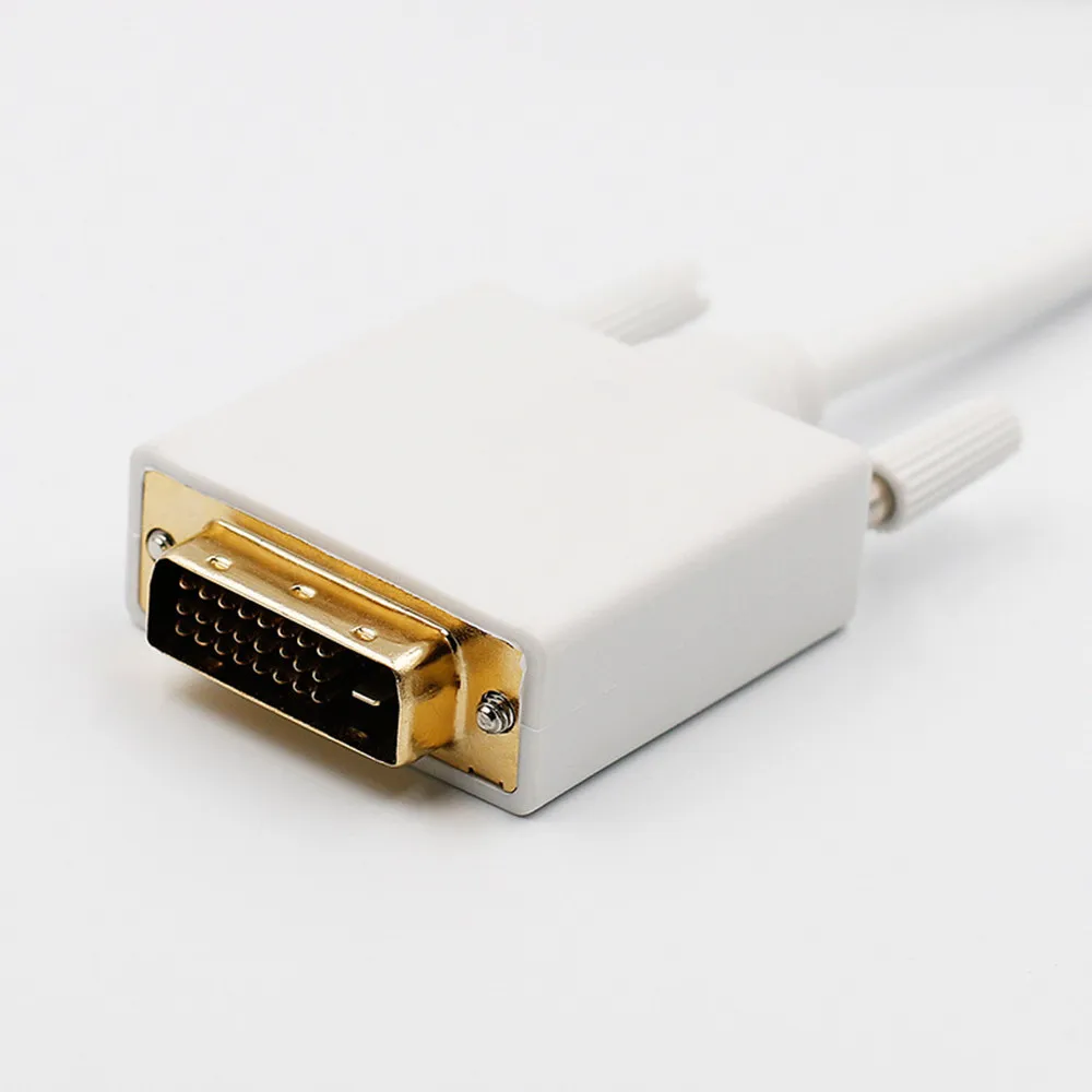 Mini Displayport DP к DVI кабель конвертер 1 8 м Папа мужчине для ноутбук с HDTV проектором