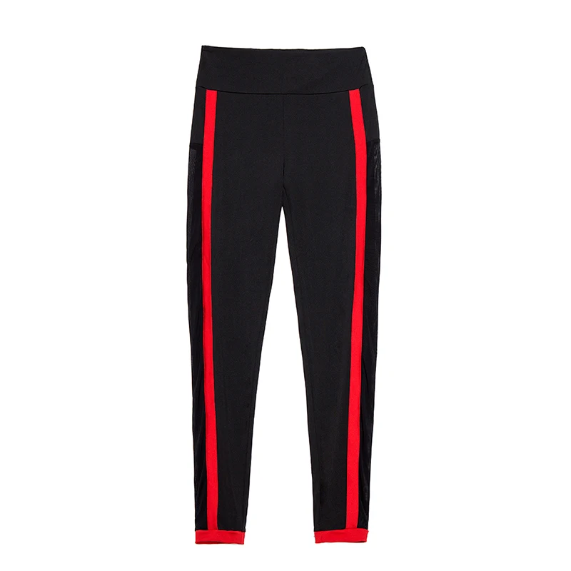 CrazyFit, спортивная одежда, женский сексуальный сетчатый комплект с длинным рукавом, черный, красный, пэчворк, для йоги, укороченный топ/леггинсы, для фитнеса, спортзала, спортивный костюм