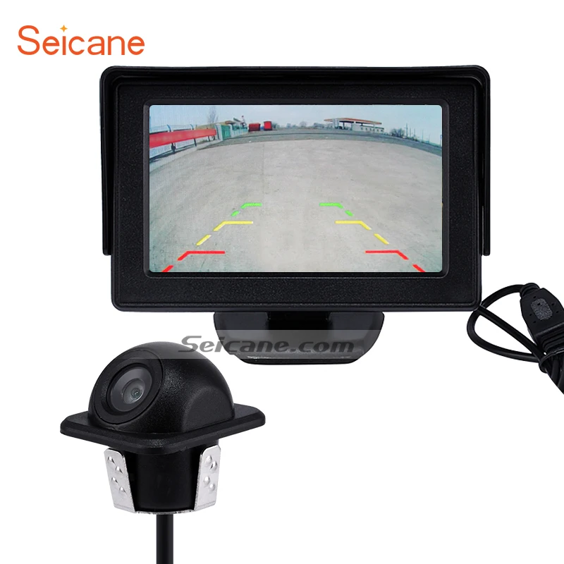 Камера заднего вида Seicane камера с цифровым TFT ЖК-экраном и водонепроницаемым