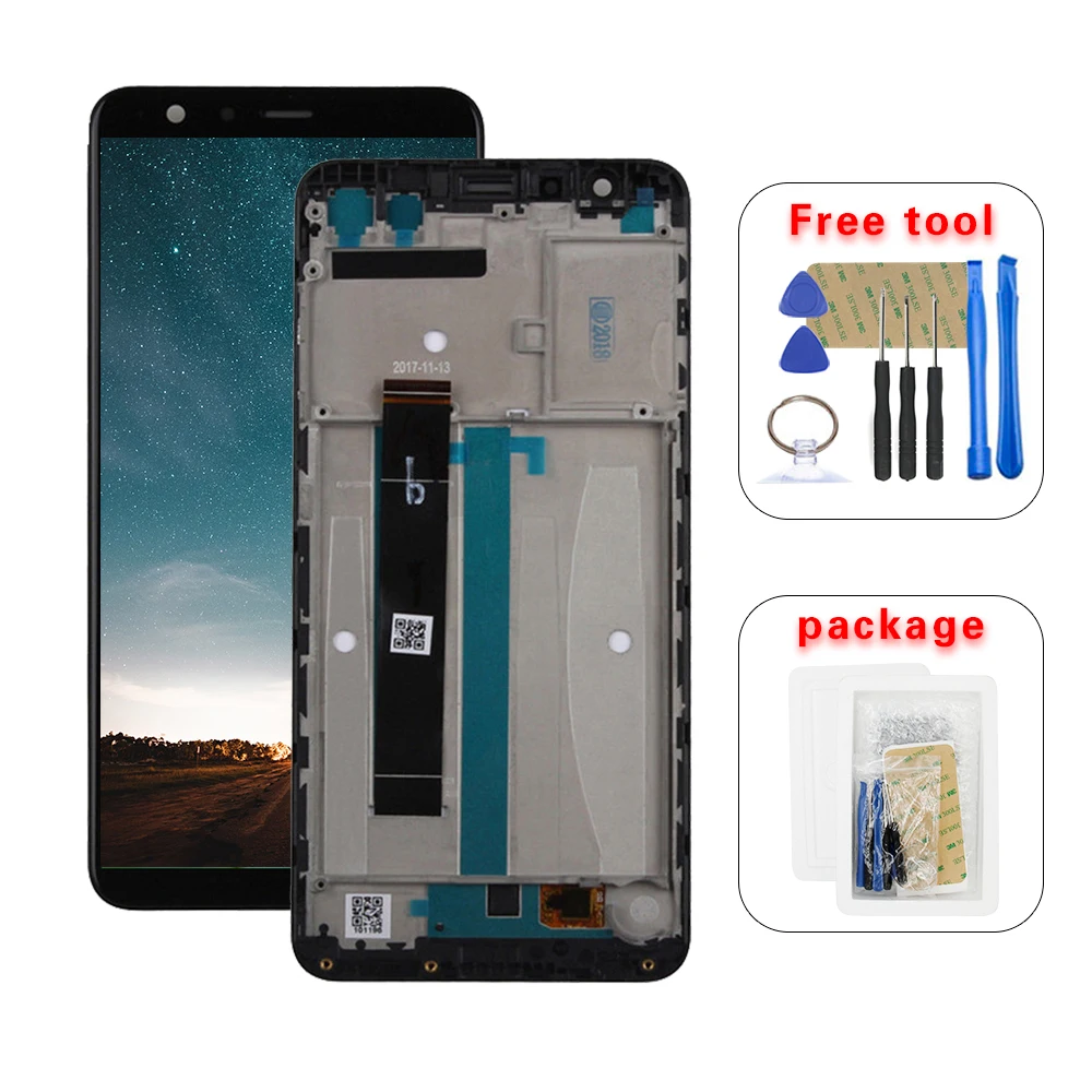 ЖК дисплей для ASUS Zenfone Max Plus X018D ZB570TL сенсорный экран дигитайзер стекло в сборе с