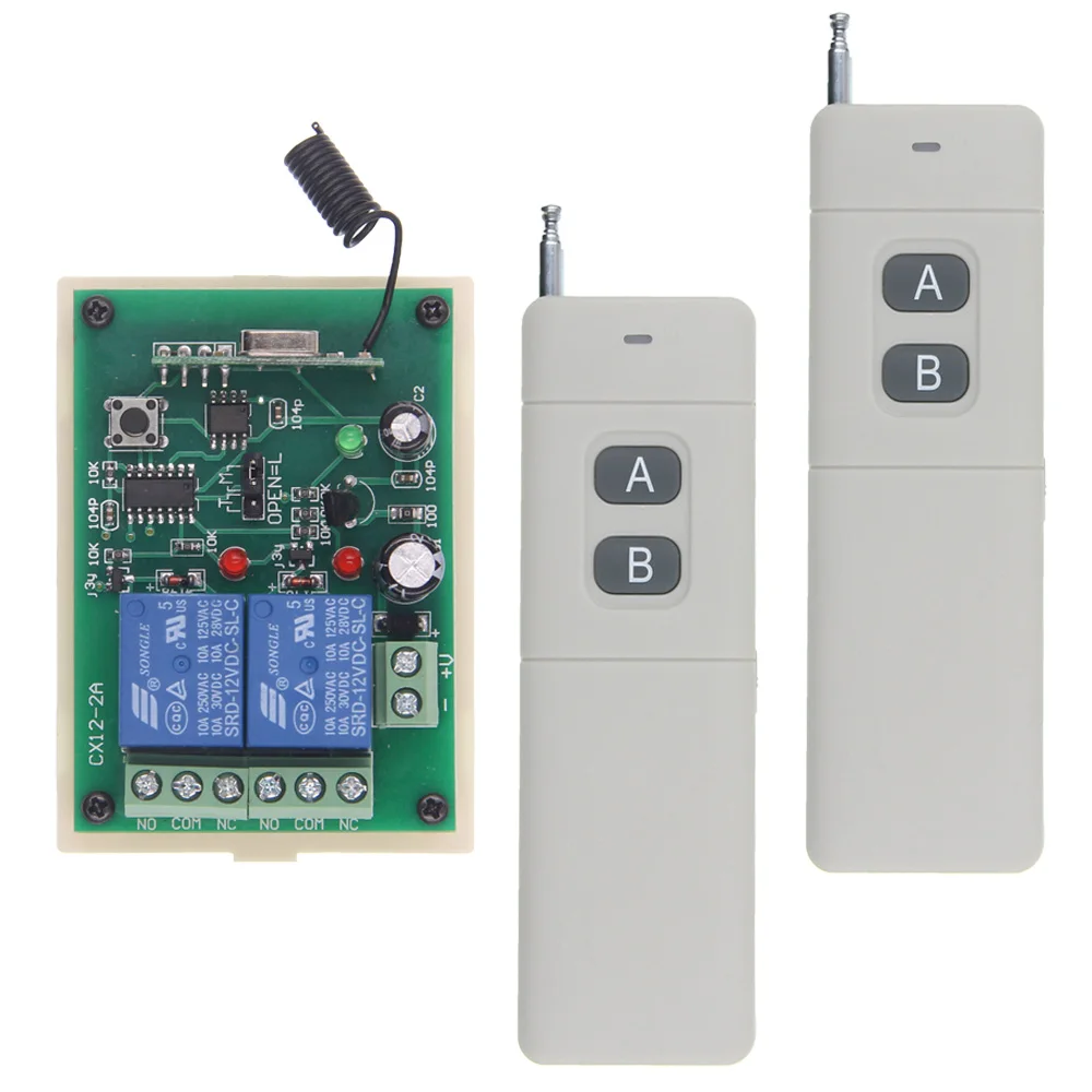 

Беспроводная система дистанционного управления Abytele 2 канала 3000 м 315/433 МГц