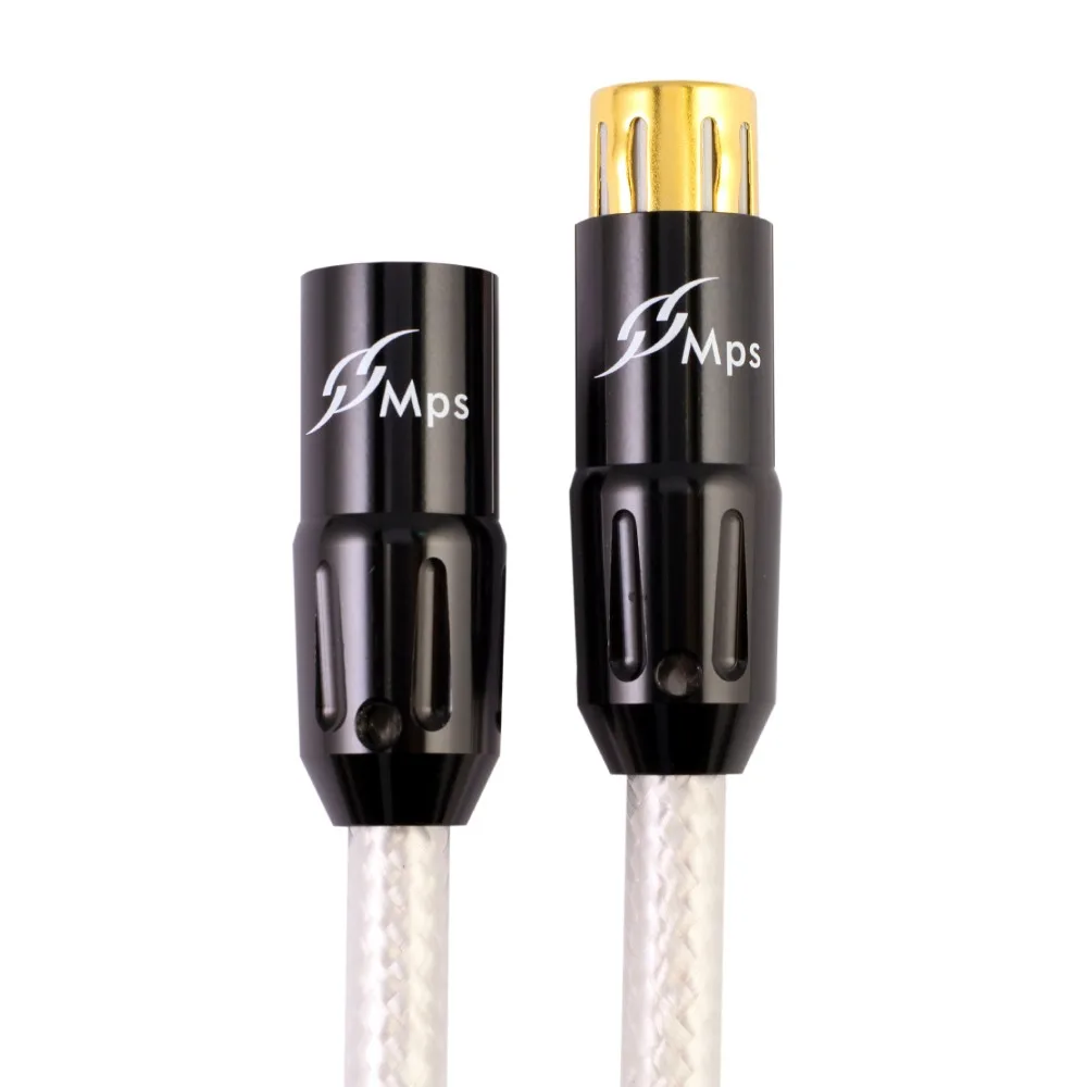MPS M 8XLR HiFi 99.9997% OFC + посеребренный 24 каратный позолоченный 3 контактный разъем XLR