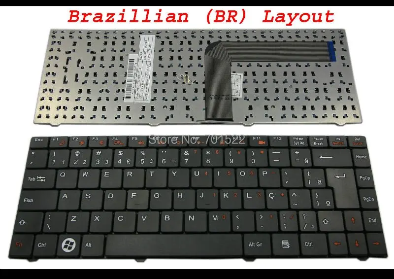 Новая клавиатура для ноутбука Teclado Cce Wm52c T52c T31 J95 intelbra I22 I210 черная бразильская