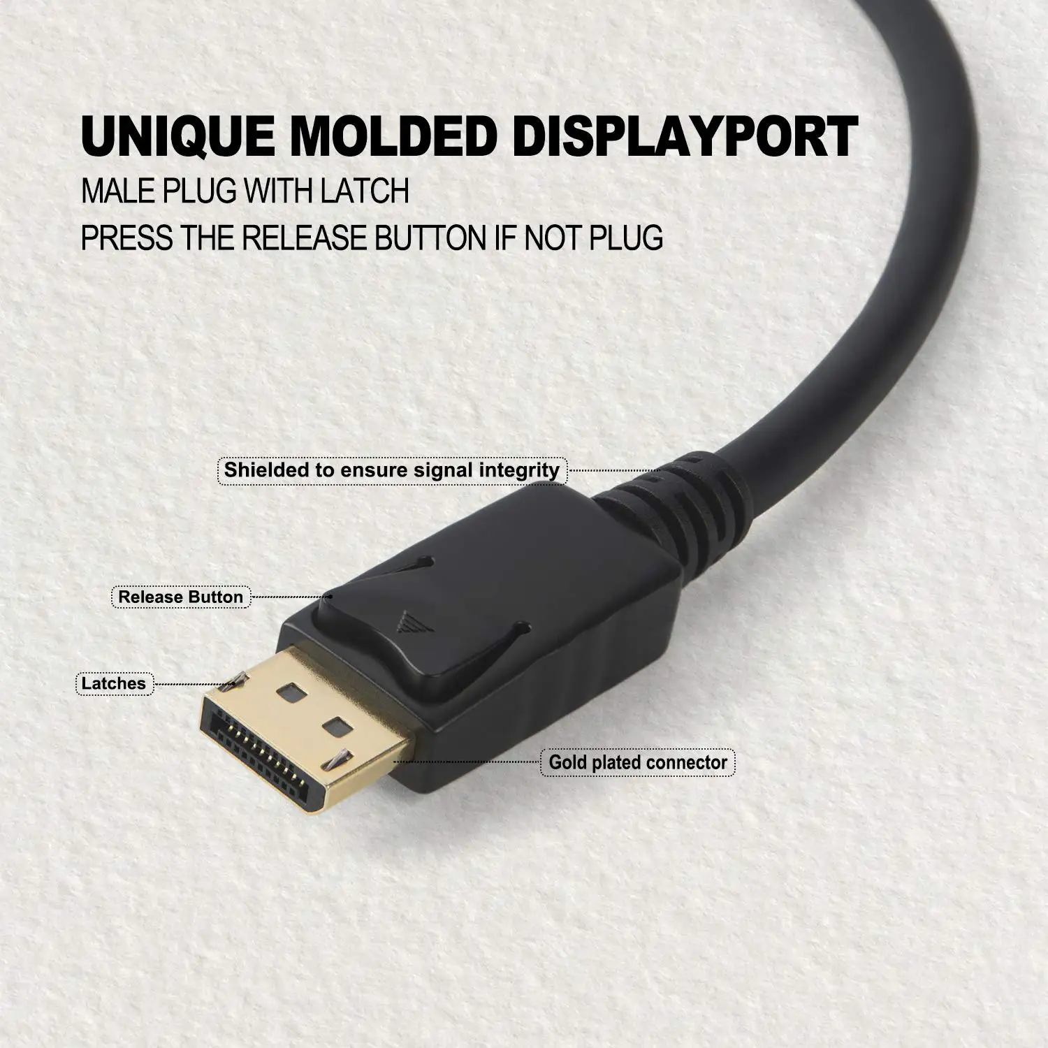 JORINDO Активный Кабель DP-HDMI (DP1.2) 6 футов DisplayPort to HDMI 4K x 2K и 3D аудио/видео поддержка
