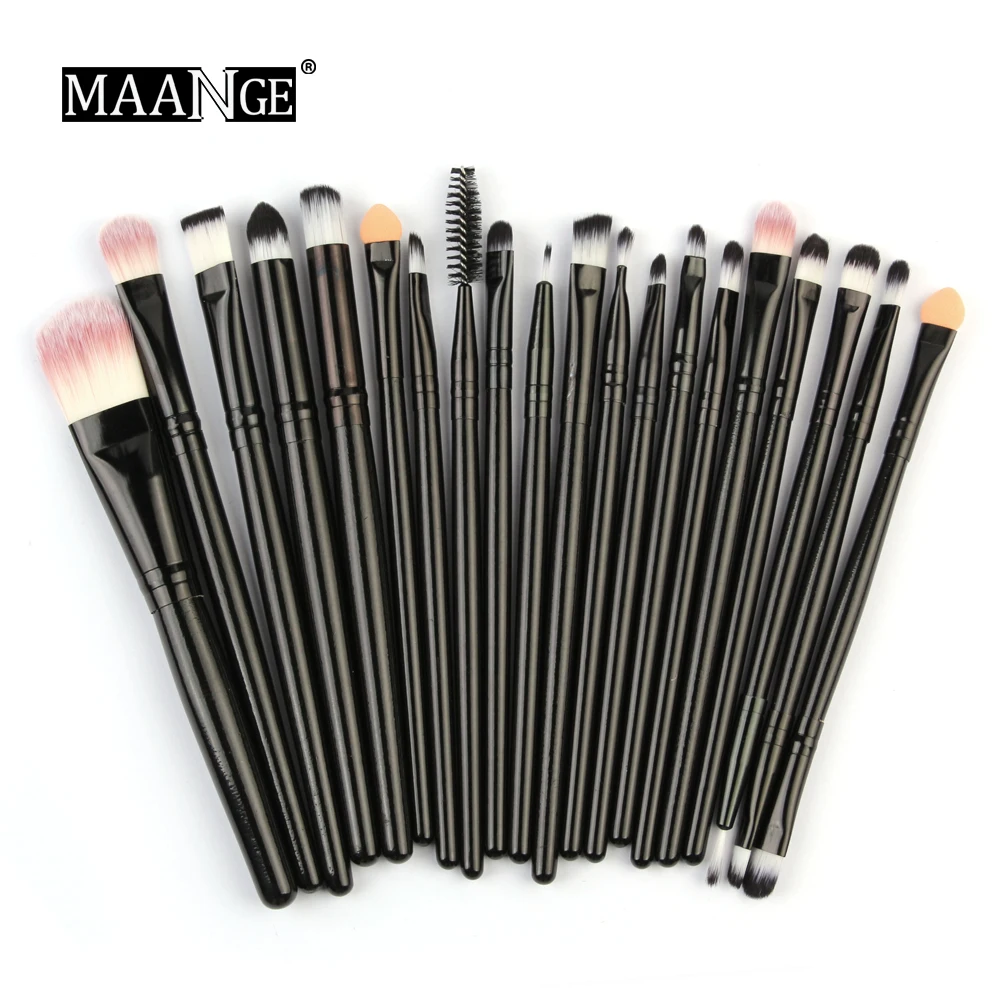 MAANGE Pro 18/20/25 шт кисти для макияжа губ Тени век Pincel Румяна Кисть основы набор Pinceaux