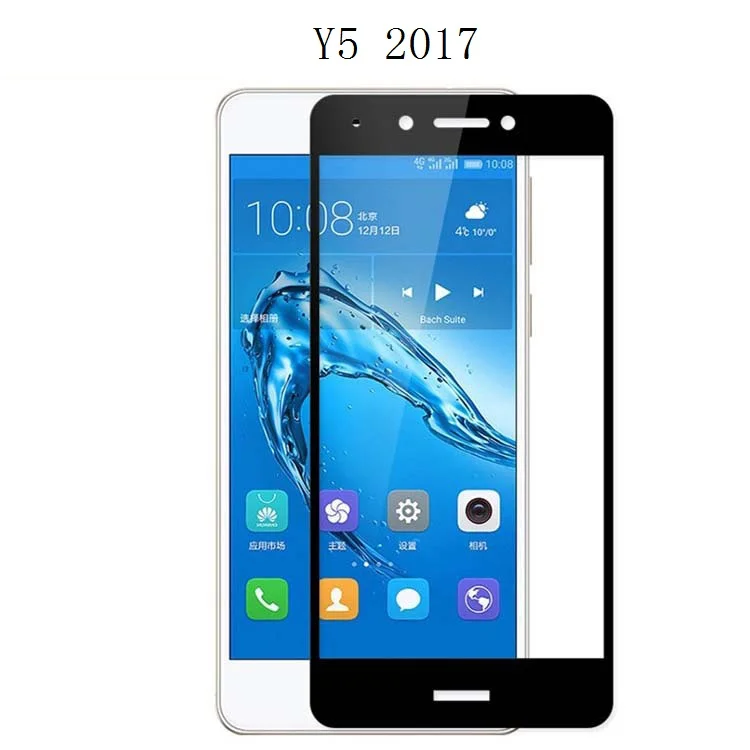 Полное покрытие экрана защитное закаленное стекло для Huawei P20 Lite Pro Nova 3E Y3 Y5 2017 P Smart