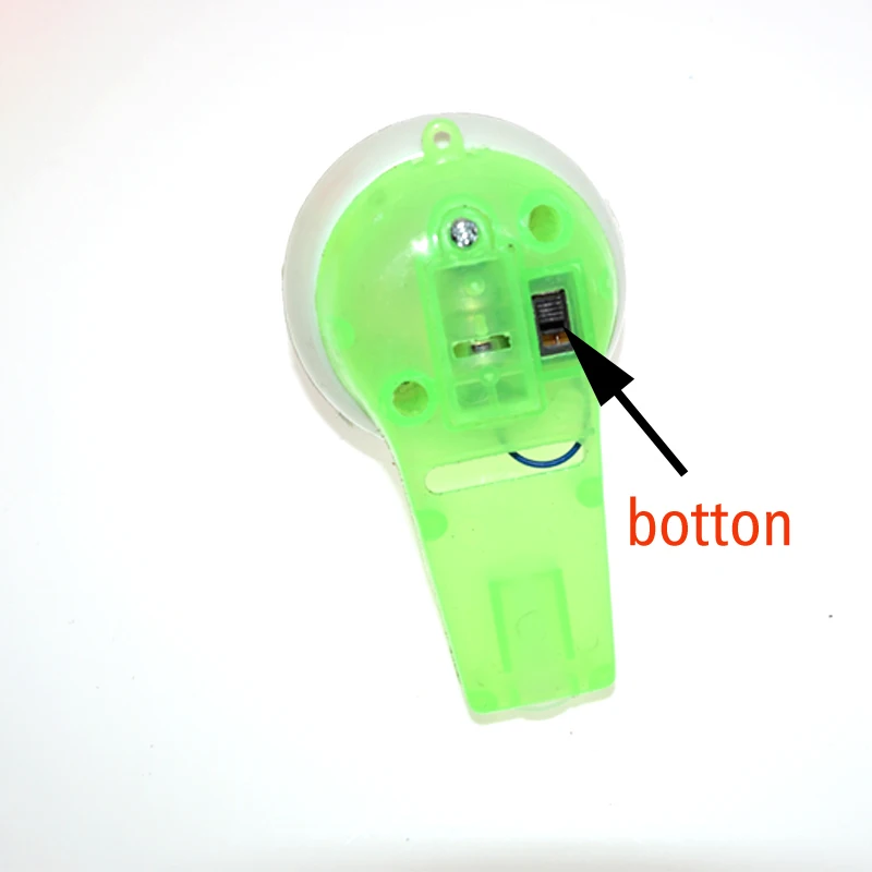 2018 20 шт./лот Led мигающий свисток со смайликом милые игрушки светящаяся игрушка для