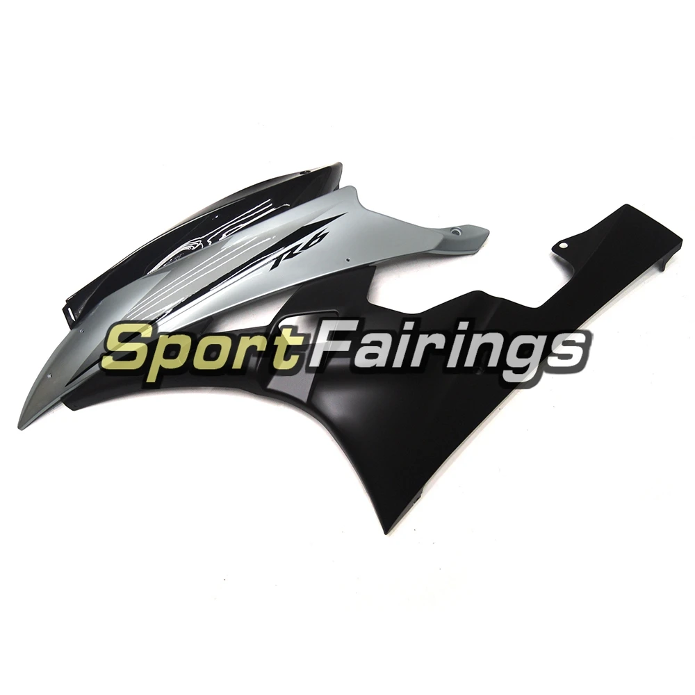 New Complete ABS Plastic Injection Sportbike Covers Carenes for Yamaha YZF600 R6 2006 2007 06 07 Silver Black Motorbike Fairings |