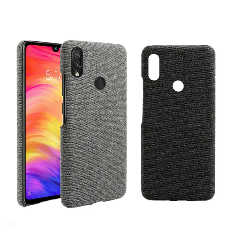 for Xiaomi Pocophone F1 Mi 9 SE Explore Case Ultra Thin Hard PC Woven Fabric Cloth Slim Cover For Redmi Note 7 Pro 8 GO |