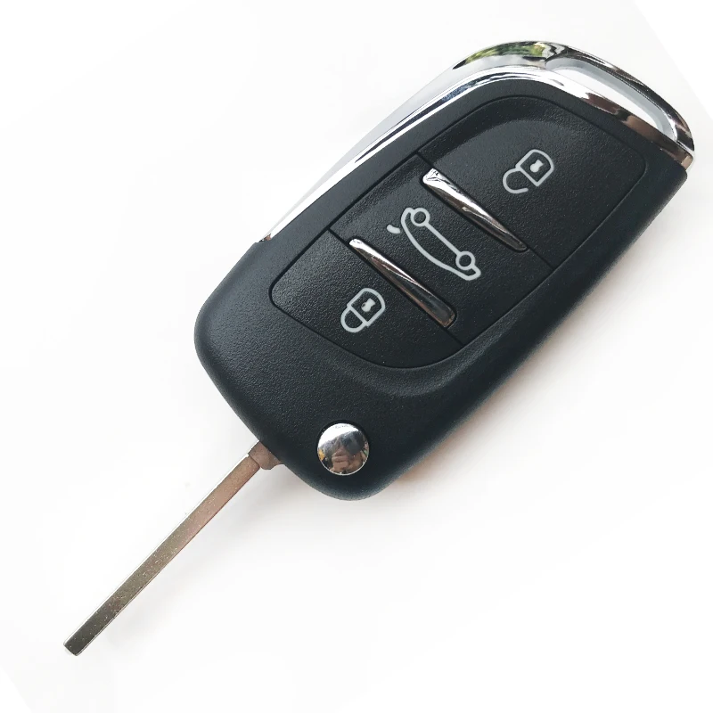 Чехол для пульта дистанционного управления на 2/3 кнопках для peugeot 407 607 306 408 для CITROEN C5 C3 C4 C8 откидной складной чехол для брелока CE0536 VA2 blade