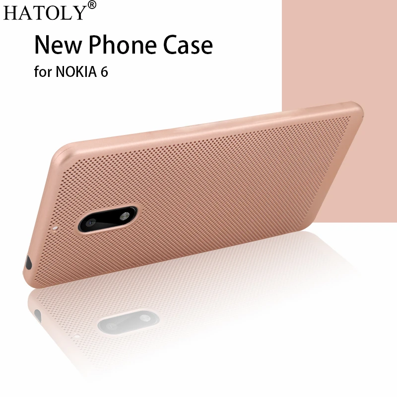 HATOLY дышащий чехол для Nokia 6 ультра-тонкий отвода тепла случаях холодный матовый