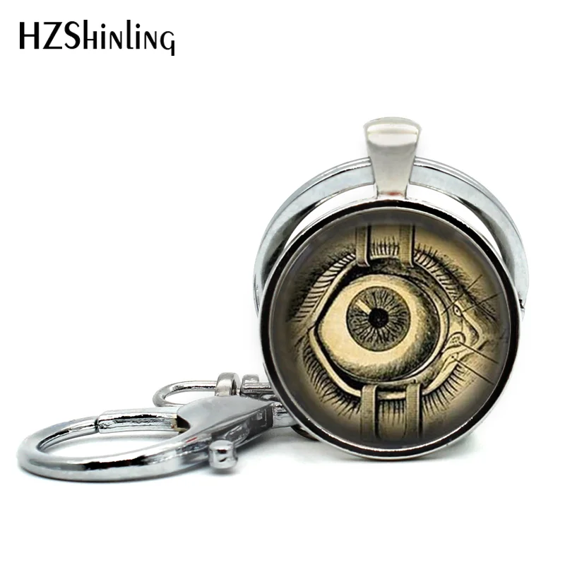 Новинка 2017 брелок для ключей в стиле стимпанк раньше с глазами анатомия мозга