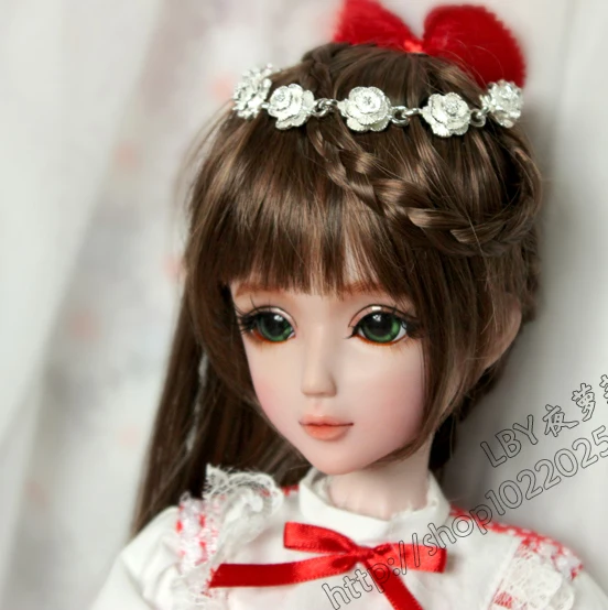 Полный набор высшего качества 60 см ПВХ кукла 1/3 Девушка bjd парик одежда обувь все включено! Ночная Лолита вишня Кукла реборн лучшее искусство