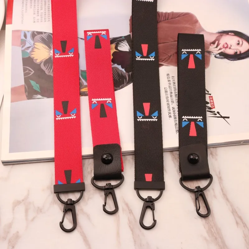 Мода милый мультфильм шейный ремень нейлон ремешок для ключей ID Card Gym Мобильный телефон ремни USB значок держатель DIY повесить веревка длиной+ короткие