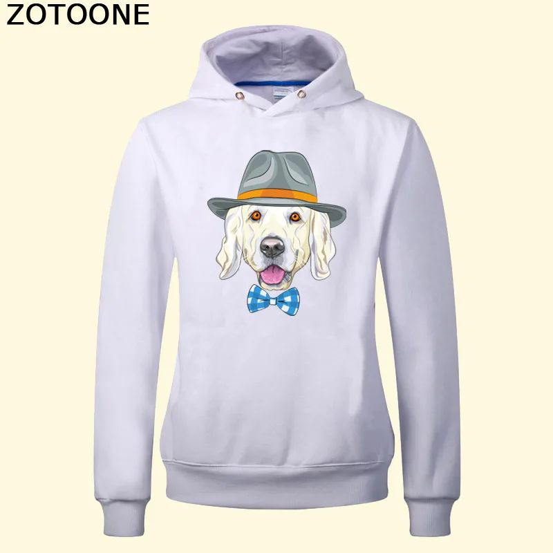 ZOTOONE Cute Gentleman Dog Patches T-shirt Sweater Thermal Transfer Stickers Applique Badge Iron On For Clothing C | Дом и сад