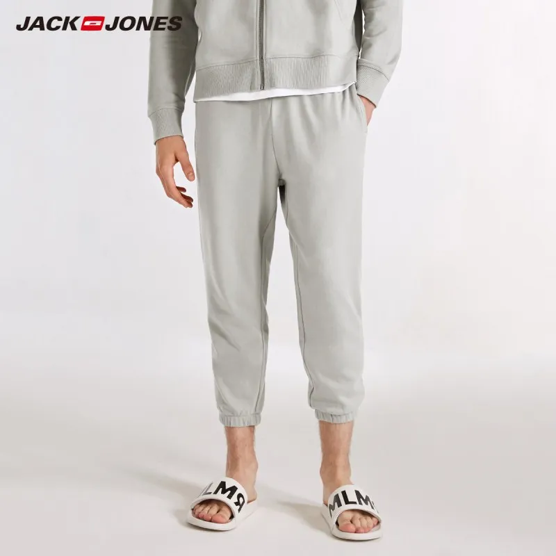 Мужские повседневные штаны JackJones 100% хлопок с завязками для сна мужские пижамы E |