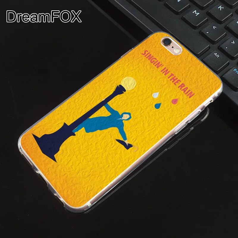M423 Casablanca пение в дождь Мягкий ТПУ силиконовый чехол для Apple iPhone 11 Pro XR XS Max 8X7 6 6S Plus 5
