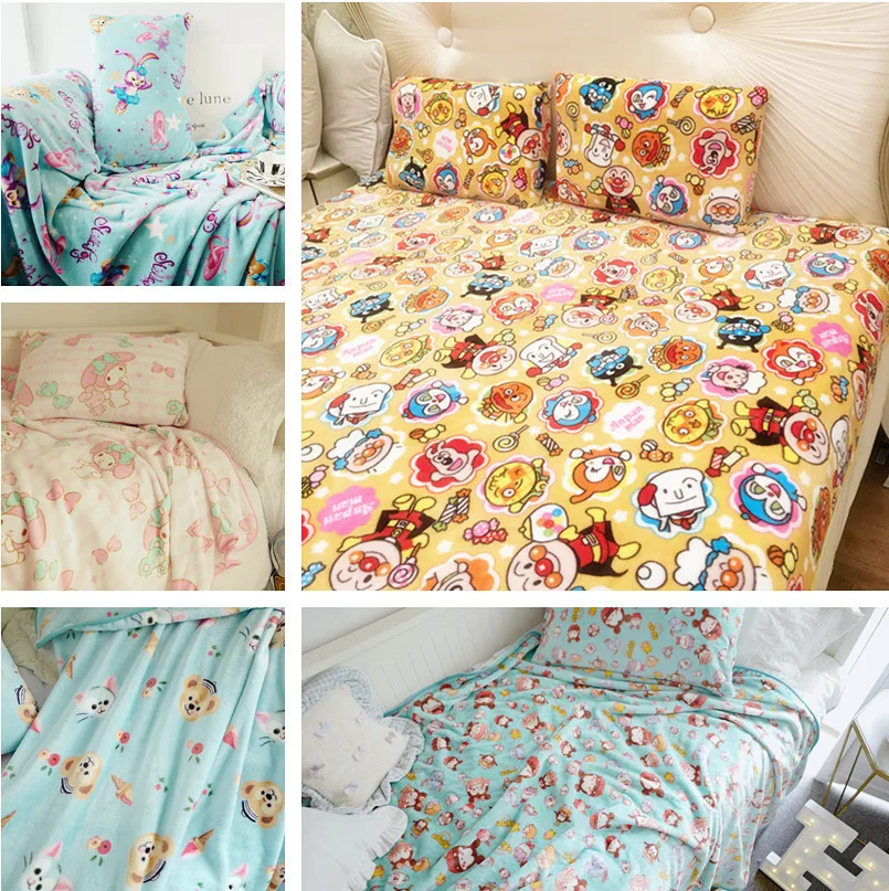 1 шт. Мелодия Сейлор Мун Луна Cinnamoroll twins star Duffy gudetama Anpanman чехол для подушки плюшевое одеяло простыня
