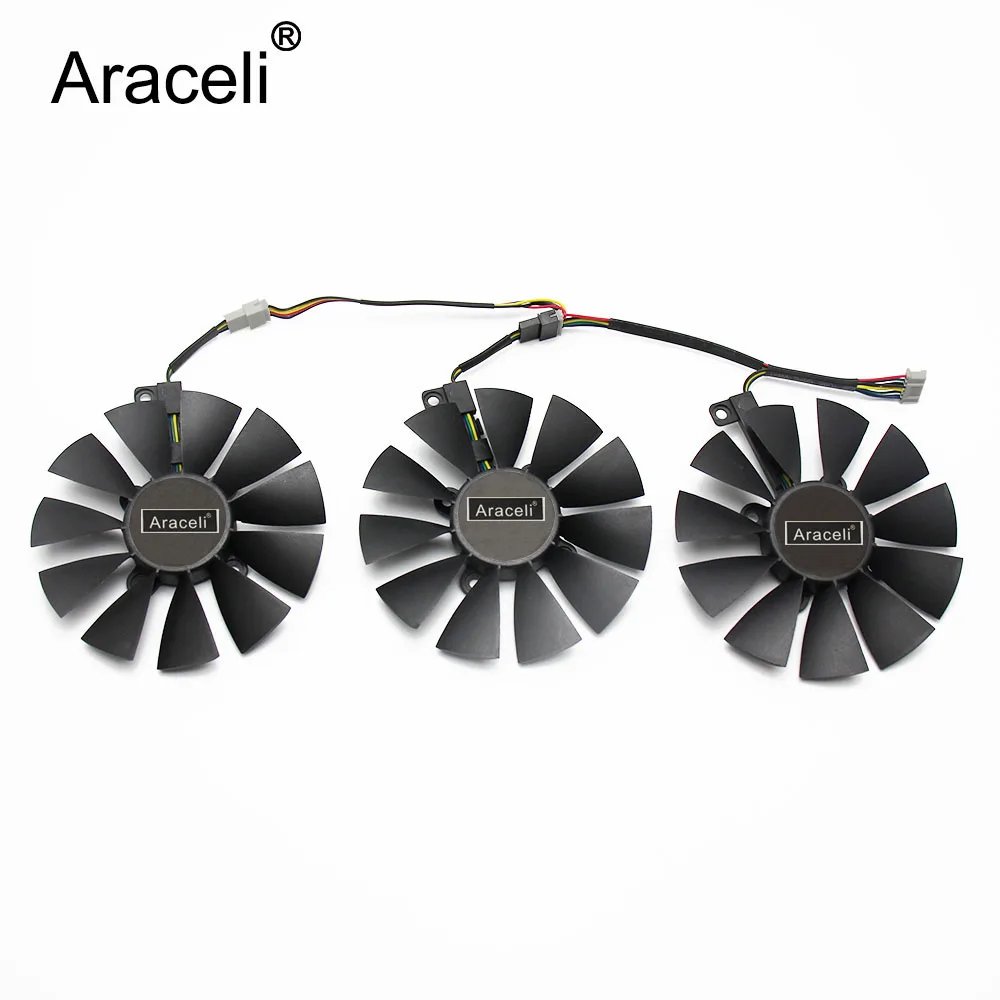 

New 87MM PLD09210S12M PLD09210S12HH Cooling Fan Replace For ASUS Strix GTX 1060 OC 1070 1080 GTX 1080Ti RX 480 Graphics Card Fan