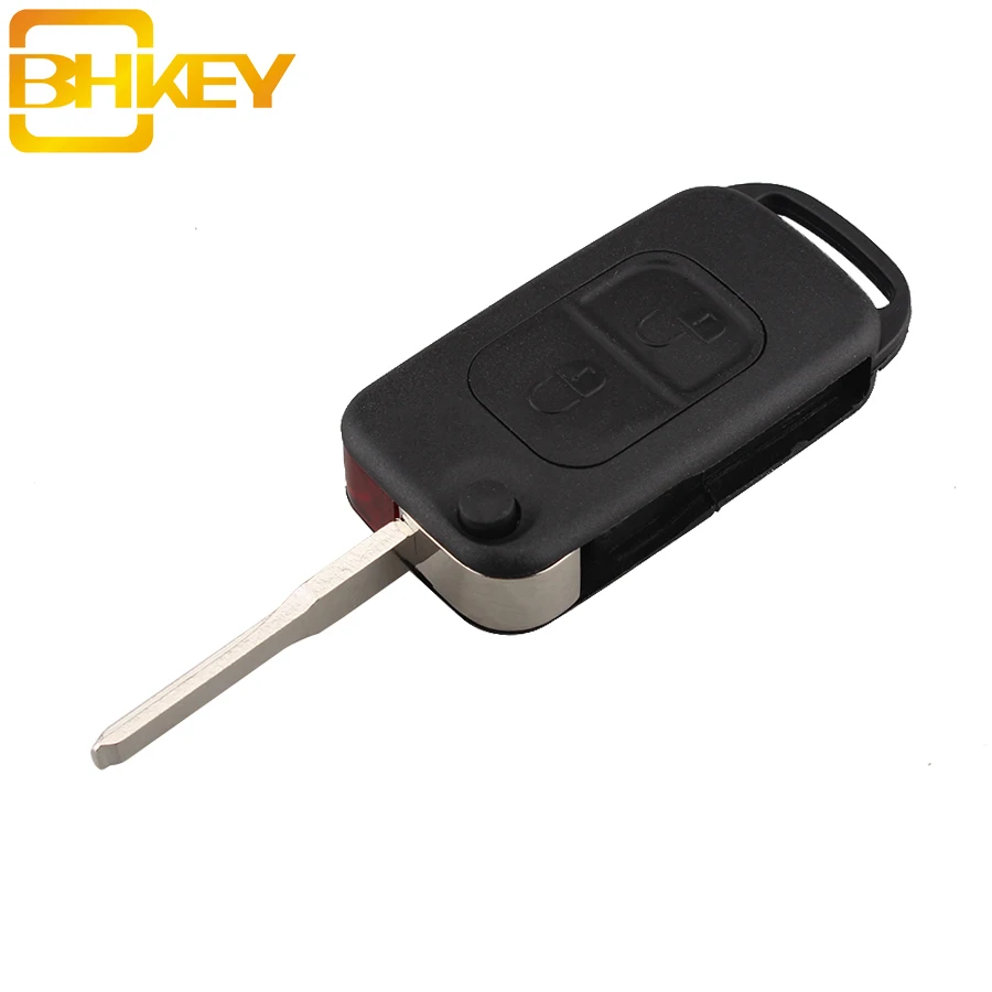 Чехол для ключа BHKEY Mercedes 2 кнопки дистанционного управления откидная крышка