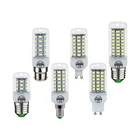 Светодиодная лампа E14 E27 B22 G9 GU10 SMD 5730, светодиодсветильник лампа-кукуруза, 24 36 48 56 69 72 светодиосветодиодный s 220 в 230 В, Свеча для люстры, светильник