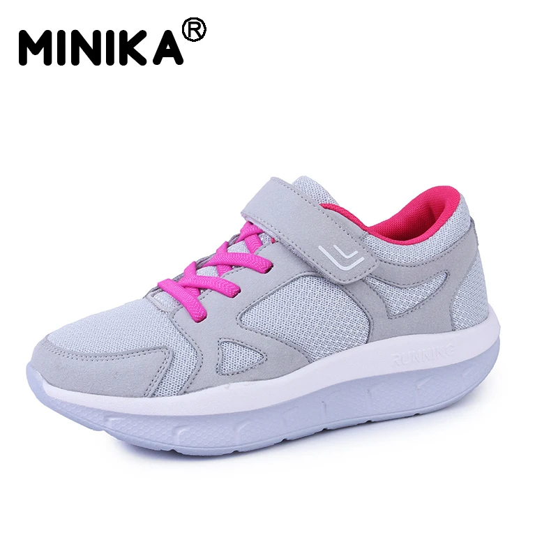 Minika/2017 г. новая женская обувь повседневная модная на плоской подошве