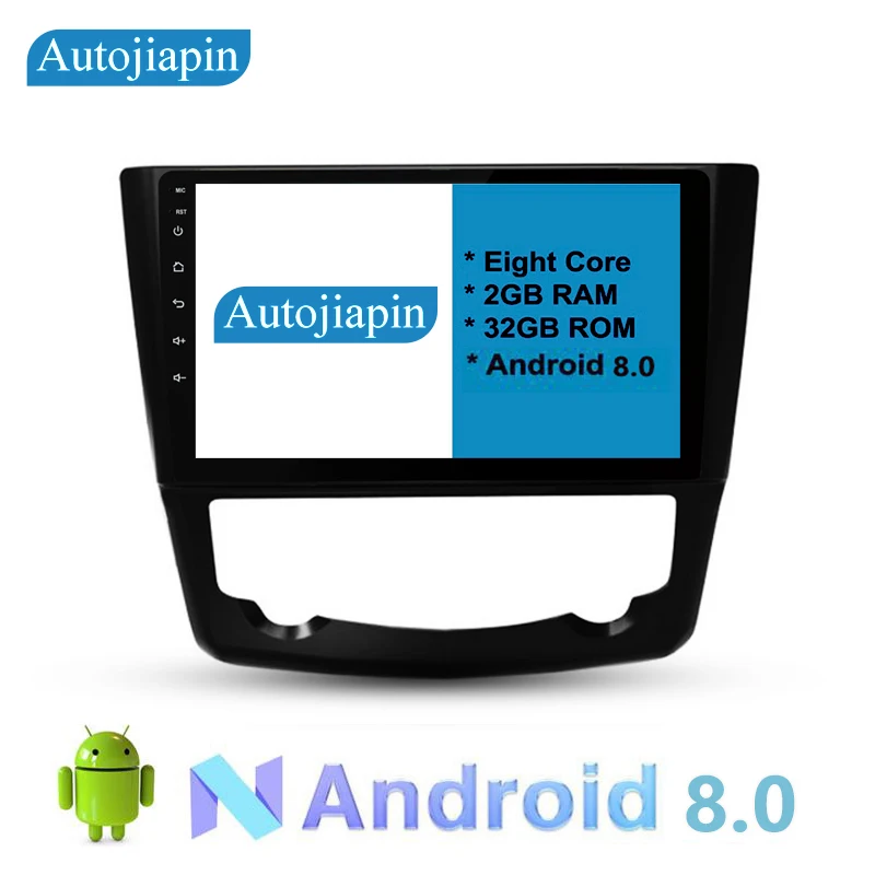 AUTOJIAPIN 9 &quotдюймов восемь ядер Android 8 0 2G ram 1024*600 Автомобильный gps навигация для RENAULT