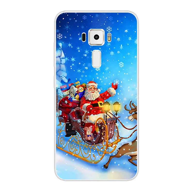 33 Для Asus Zenfone 3 ZE552KL ZE520KL Max ZC550KL ультра тонкий чехол из ТПУ и силикона с рождественскую ночь задняя крышка из прозрачного Fundas 5,5 дюймов Coque - Цвет: 33