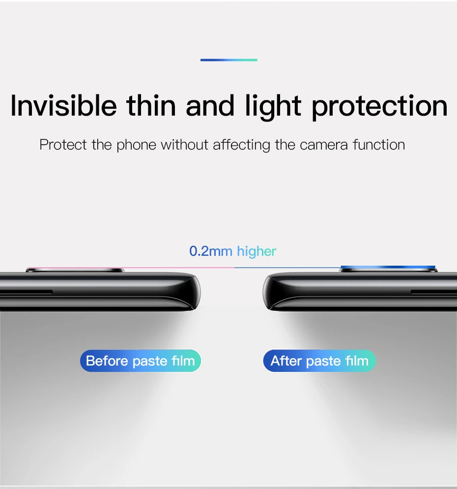 Baseus 0,2 мм закаленное стекло объектив камеры для huawei mate 20 Pro задняя камера стекло экран протектор Защитная пленка для mate 20 X