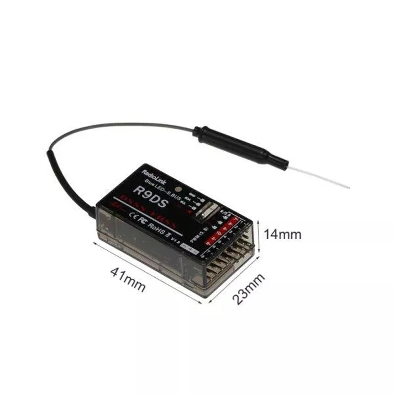 Pesenska оригинальных Модернизированный RadioLink AT9 R9DS 2 4 ГГц 9CH приемник DSSS для AT10