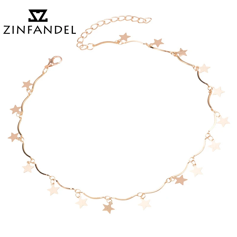 Зинфандел новый шаблон звезда моды Цепочки и ожерелья для Для женщин прилив