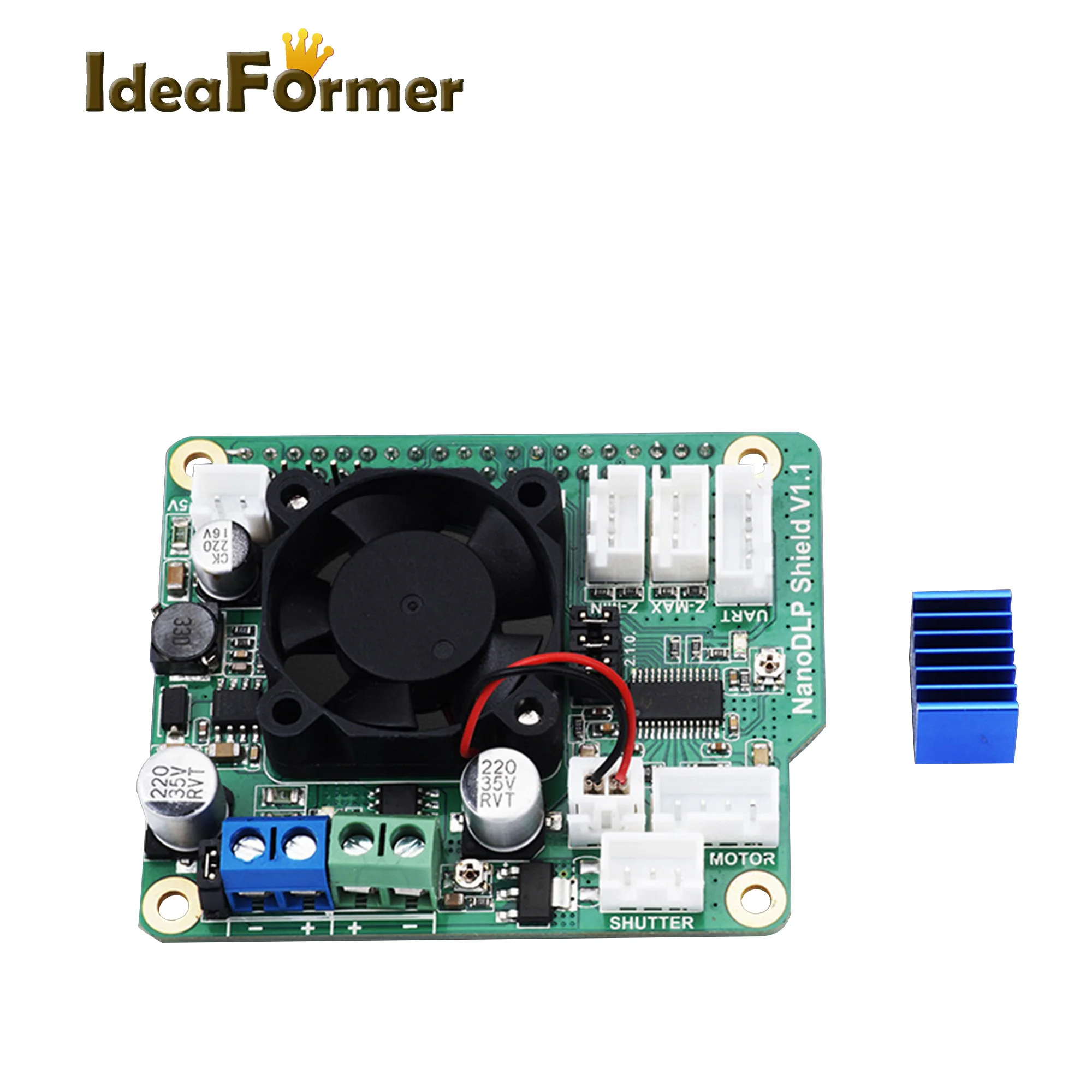 Светильник Nanno DLP Shield V1.1 плата расширения с DRV8825 MOS, управляемая для Raspberry Pi 3B E NanoDLP светильник