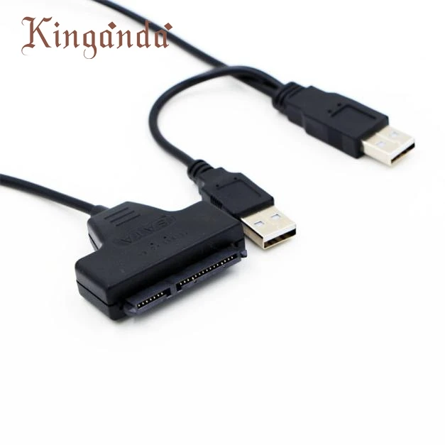 Изящный USB 2 0 SATA 7 + 22 pin к кабель-адаптер для 5 HDD жесткий диск ноутбука JAN30 |