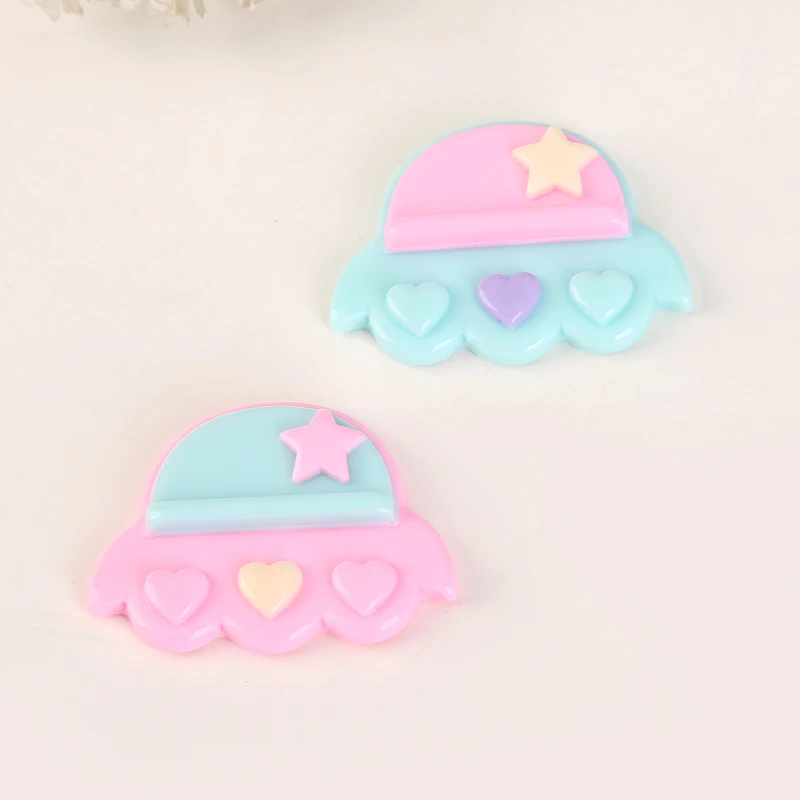 Подвески в виде НЛО из смолы 20 шт. 22*32 мм|resin charms|ufo charmcharm necklace |