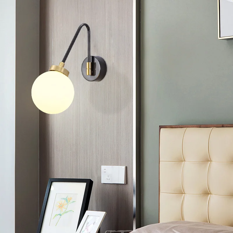 Скандинавские креативные дизайнерские студийные настенные светильники простые
