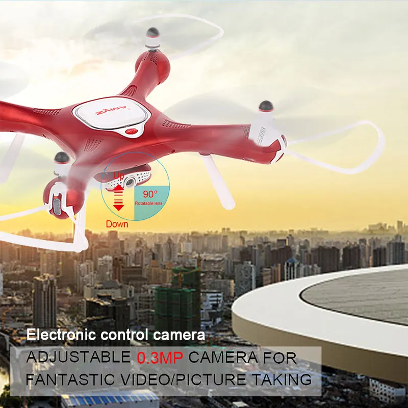 Новейшая Syma X25W Wifi FPV Регулируемая 720P hd камера Дрон оптический поток