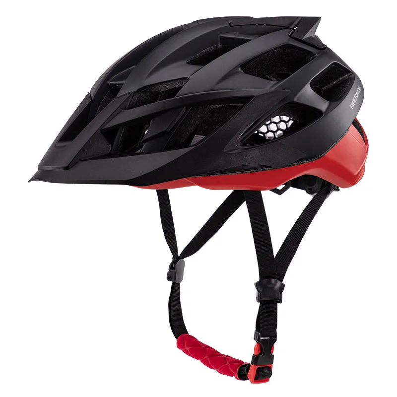 black red Ультралегкий велосипедный шлем в форме MTB дорожный горный велосипед велосипедные шлемы новая уличная езда Защитная крышка оборудование RR7299 - Цвет: black red