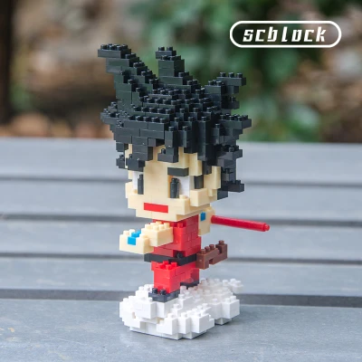 07 Dragon Ball Мини Конструкторы строительные игрушки Гоку мультфильм модель аниме фигурка Мастер Роши Игрушки Для Детей Забавные милые подарки для мальчиков - Цвет: 07