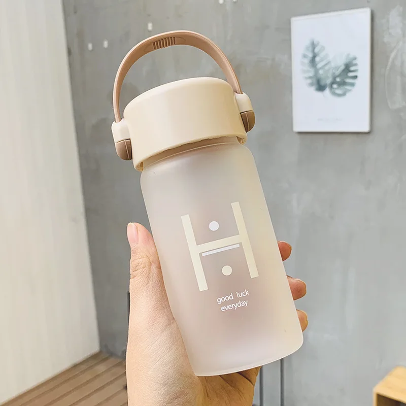 BearPaw бокал с высоким бором креативные бутылки для воды буквенным принтом сока чая