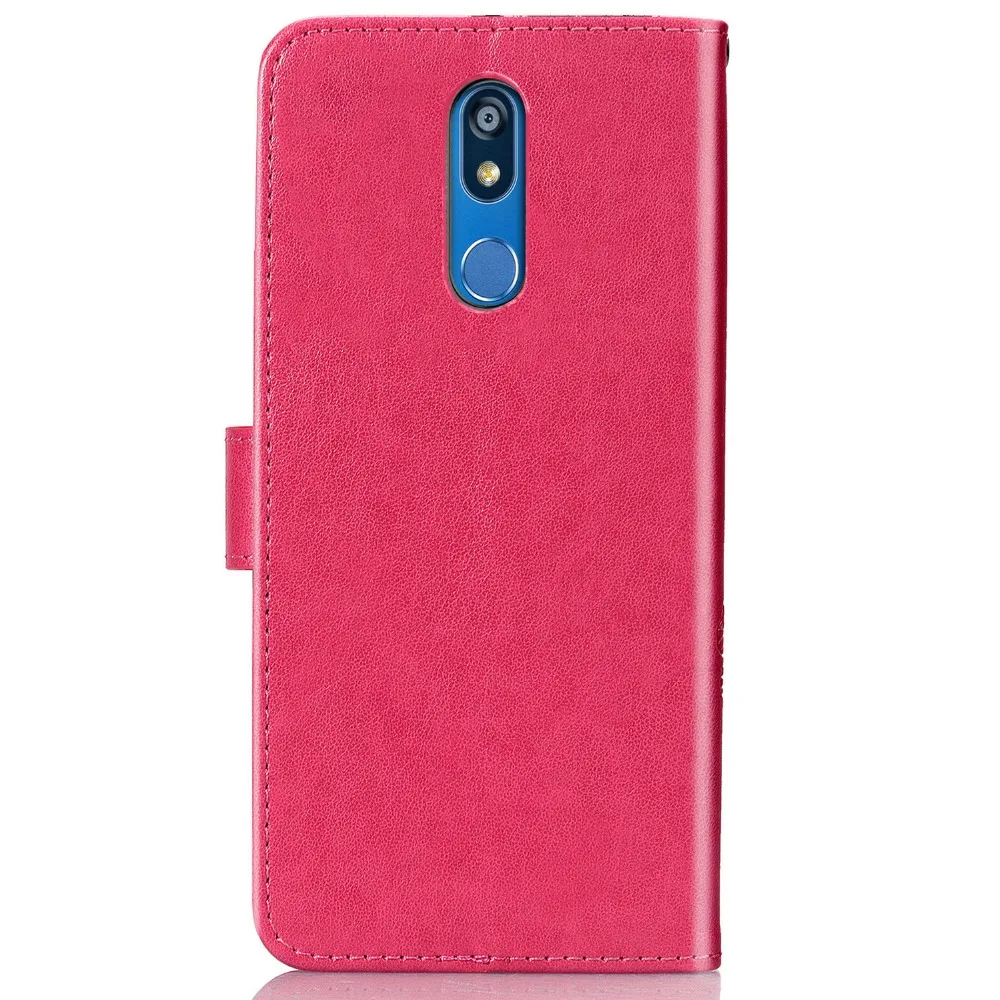 Телефон чехол для LG K40 случай роскошь силиконовой и кожи Ретро Чехол-портмоне с функцией подставки чехол для LG K40 K 40 3D крышка fundas coque