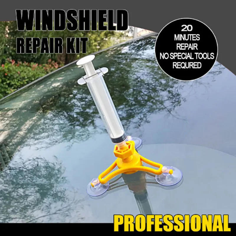 

Enhanced Car Windshield Repair Tool Kits Auto Glass Windscreen Instrument Repair DIY Glass Repair Tool Sets Auto Accessories
