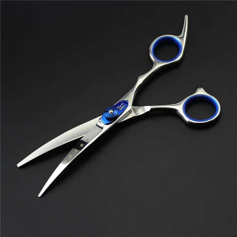 Профессиональные ножницы для груминга собак 4 шт./компл. 6 дюймов 2 изогнутых + 1