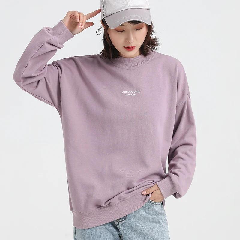 Jvzkass 2019 new top loose student wild pullover sweat female casual sports round neck long sleeve sweatshirt Z311 | Женская одежда