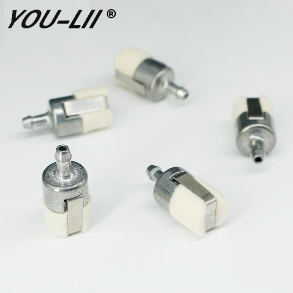 YOULII 5 шт. газовые топливные фильтры для Homelite Stihl Pouland Echo карбюратор бензопилы 1Z686 |