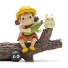 3 шт.компл. Miyazaki Hayao Фигурка Мой сосед Тоторо Toys Тоторо Мэй Jizha брикеты модели игрушки
