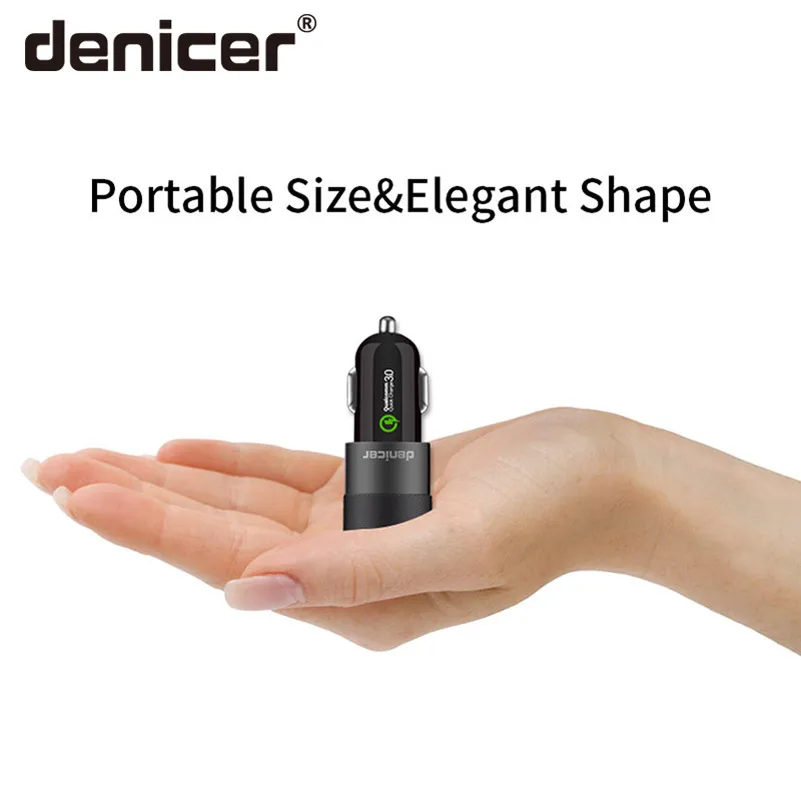 Denicer 12 В/24 В автомобильный прикуриватель зарядное устройство мини USB с