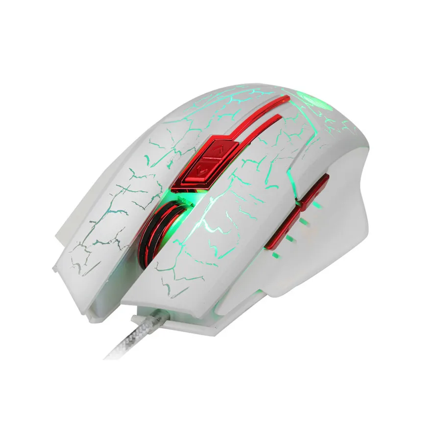 Лучшая цена 5500 DPI Оптическая Проводная игровая мышь USB Мыши для ПК ноутбука