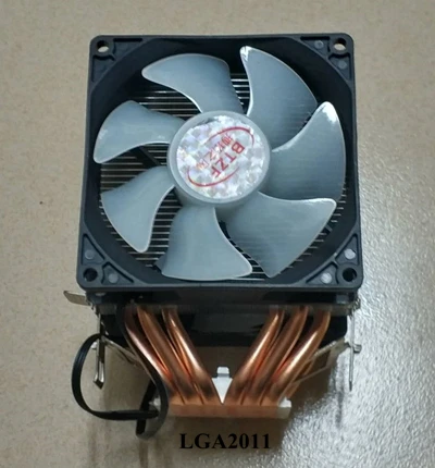 2 fan 2011 6 с тепловым стержнем heat pipe dual-Башня 4pin Процессор кулер LGA775 1150 1151 1155 1366 2011 охлаждения 9 см вентилятор 12V Светодиодный светильник Поддержка Intel AMD - Цвет лезвия: 2 fan 2011